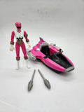 Extremely Rare 1999 Power Rangers Lost Galaxy Pink Jet Jammer.