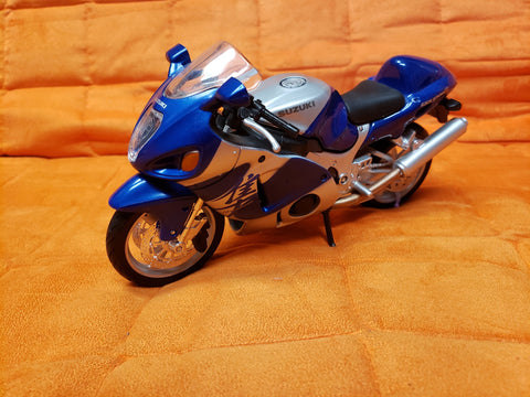 6" Diecast Motorcycle Blue