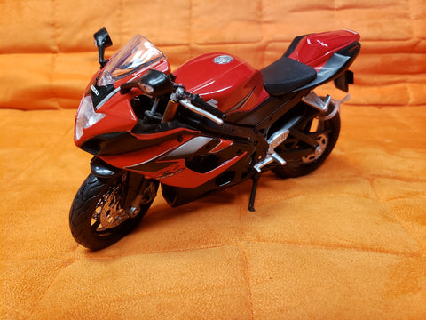 6" Diecast Motorcycle Red/Black