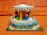 VINTAGE 1972 Fisher Price Little People MERRY GO ROUND Carousel Musical
