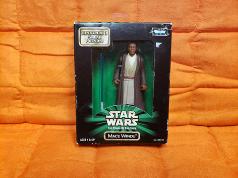 MACE WINDU (E1 Sneak Preview) The Power Of The Force Kenner 1998