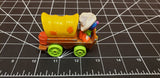 Vintage 1987 Muppets Playskool Grover Diecast Metal Toy Car Cowboy