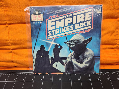 Star Wars The Empire Strikes Back read along story book with record