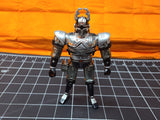 1997 BeetleBorgs Metallix 6" Titanium Silver Action Figure Saban Bandai