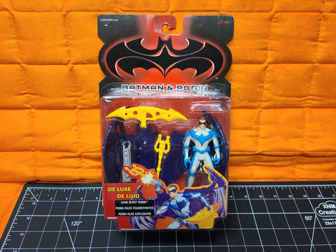 Batman & Robin Deluxe Wing Blast Robin kenner 1997