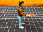 1990 James Bond JR shooting orange pistol action figure, Hasbro,