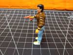 1990 James Bond JR shooting orange pistol action figure, Hasbro,