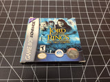 Gameboy Advance The Lord of the Rings Two Towers