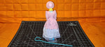 Disney Toy Story Bopeep Doll Pink White Dress Plastic 11" Pink Hat Movie original Doll