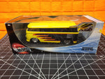 2000 Hot Wheels Collectibles Customized VW Drag Bus Yellow Black 1:18 Volkswagen
