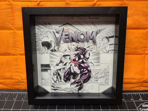 Venom Comic Book Shadow Box 10 x 10