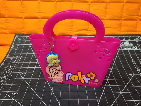 Pink Polly Pocket Purse With Keychain Early 2000s