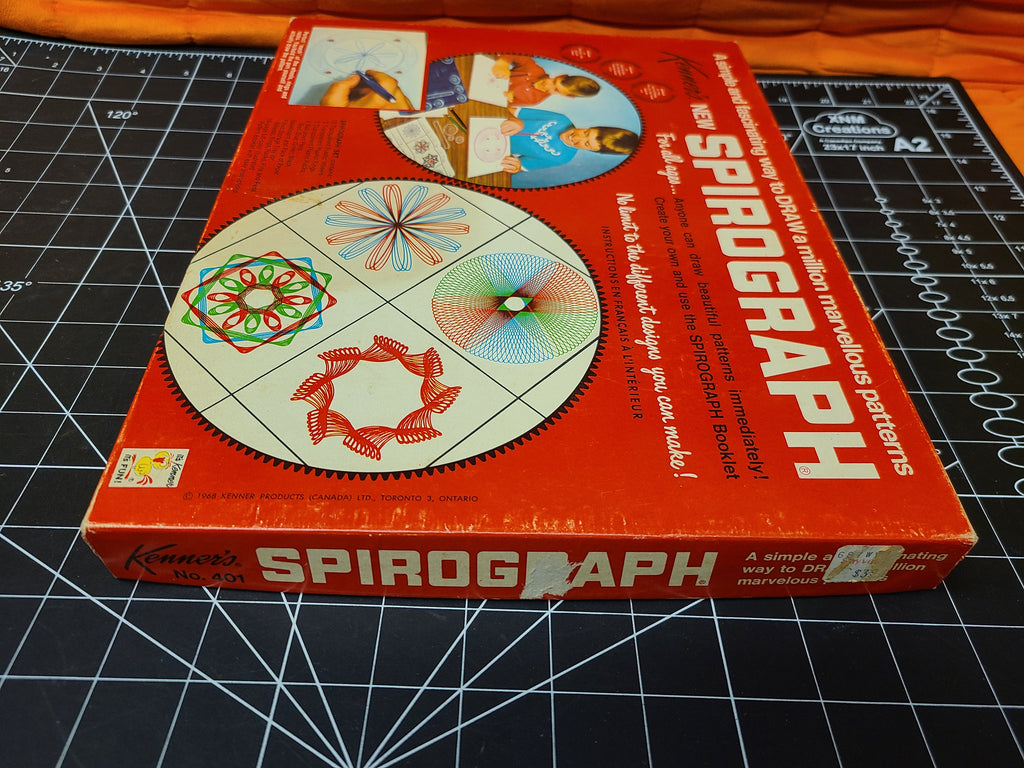 Vintage 1967 Kenner's Spirograph No. 401 Pattern Drawing Toy