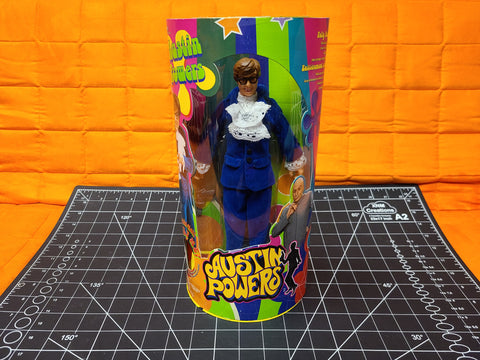 Austin Powers Blue Suit Doll Action Figure New Line Productions 1998
