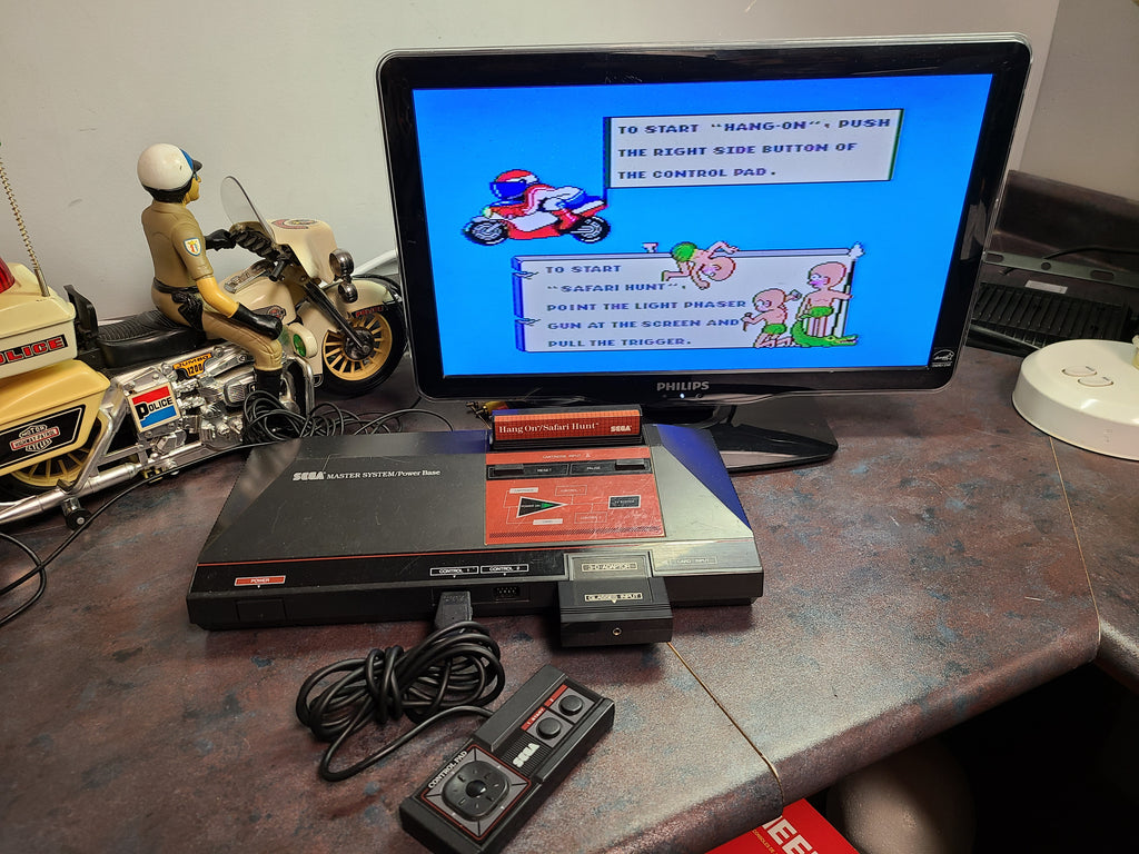 Hang On & Safari Hunt Sega Master System Hang On & Safari Hunt Sega Master System