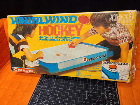 Coleco Whirlwind Air hockey game 1974 table top hockey game model 5150
