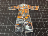 Vintage Gi Joe Foil 1 Piece suit with zipper.