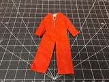 Vintage Gi Joe red Jump suit red