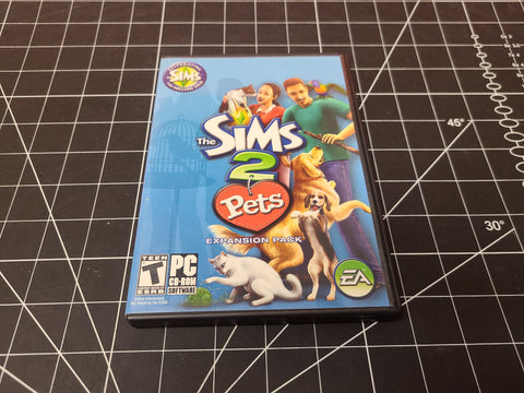 The Sims 2 Pets Expansion Pack dual disk set. PC Roms