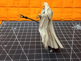 LOTR Lord of the Rings SARUMAN THE WHITE toy action figure 2001 Toy Biz