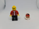 Lego Hidden Side JACK DAVIDS Minifigure Split from 70418 J.B.'s Ghost Lab