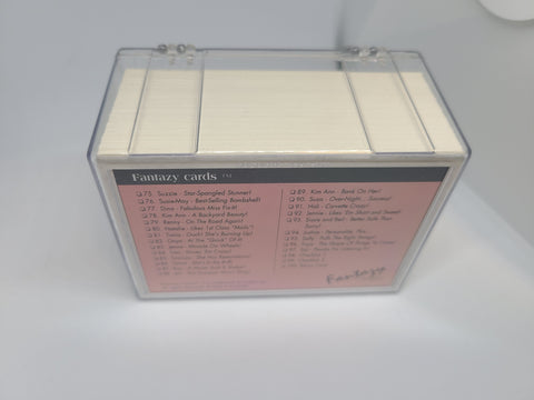Fantazy Cards Trading Card Complete Base Set plus bonus card. 1992