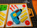 1977 Fisher Price Tool Kit 924 Kids Play Set.
