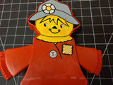 Fisher Price Jolly Jumping Scarecrow 1978 Crib Toy Pull String 423.