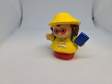 Fisher Price Little People Girl with backpack.