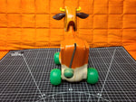Vintage 1972 Fisher Price Molly Moo Cow Pull Along Toy #132.