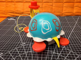Vintage Fisher Price Tippy Toe Turtle #773 PULL TOY 1962.