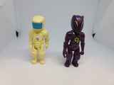 1984 Fisher-Price Construx Purple Alien & Astronaut