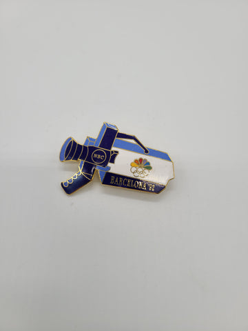 RARE 1992 Barcelona NBC Olympic Pin.