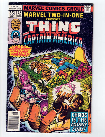 Marvel Two In One The Thing & Captain America #42 August 1978 Marvel Comics