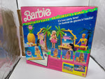 Vintage 1990 Mattel Barbie Hawaiian Ice Party Playset