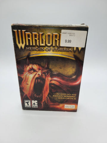 Warlords IV Heroes of Etheria (PC CD-ROM, 2003) Video Game Complete CIB 4