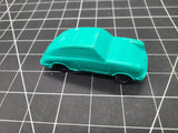 Vtg Green Plastic Porsche Vehicle Toy Taiwan 4 Inch Long
