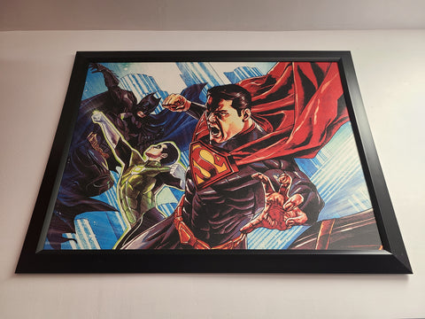 Superman Framed 36 x 27 inch