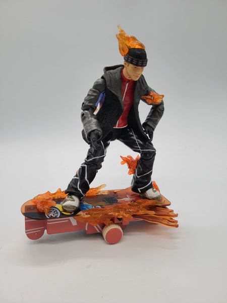 2005 Toy Biz Marvel Fantastic 4 Movie Human Torch Snowboarding