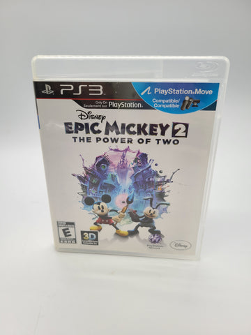PS3 EPIC Mickey 2 The Power of Two ( Playstation 3 PS3  )