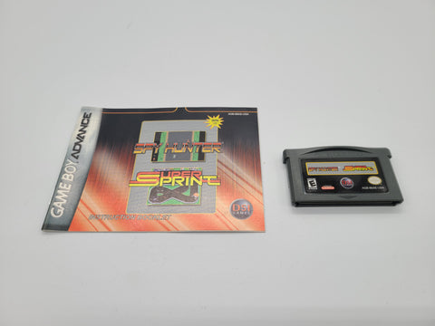 Spy Hunter + Super Sprint Nintendo Game Boy Advance.
