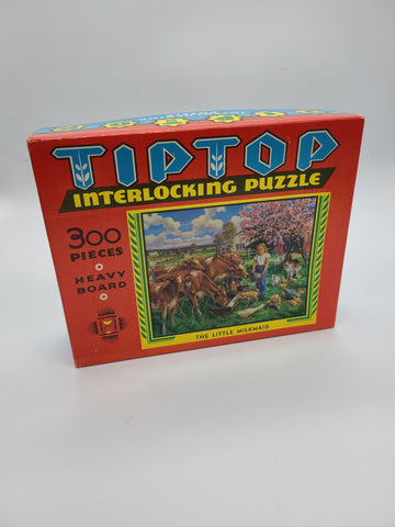 Tip Top Puzzle The Little Milkmaid Vintage (300 piece)