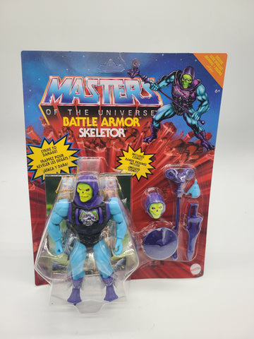 Masters of the Universe Battle Armor Skeletor Retro Play Deluxe Action Figure.