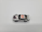 Vintage 1989 Hot Wheels Home Run 911 Porsche Silver with Graphics 1:64 Scale.