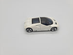 1998 Hot Wheels First Editions Ford GT-90 White Die Cast Toy Car Vehicle.