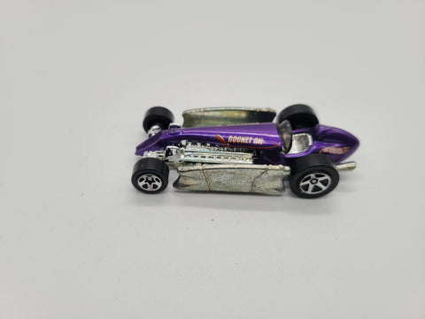 Hot Wheels Purple Rocket Oil Special 1:64 Scale Diecast Toy Car Model Mattel.