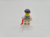 LEGO Figurine Minifigure City Bandit Thief Prisoner Big Belly Orange cty0643 60129