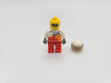 Lego Figurine Minifig City pilote Rally Race Car Driver Airborne cty0611.