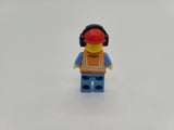 LEGO Airport worker with construction jacket.