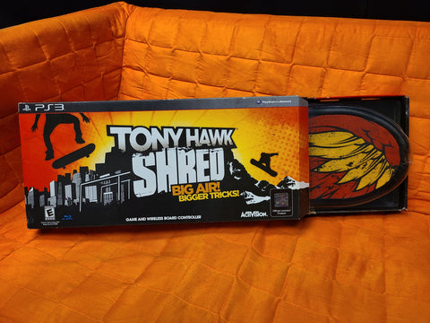 Tony Hawk Shred Skateboard Controller With Game Sony PlayStation 3 New.